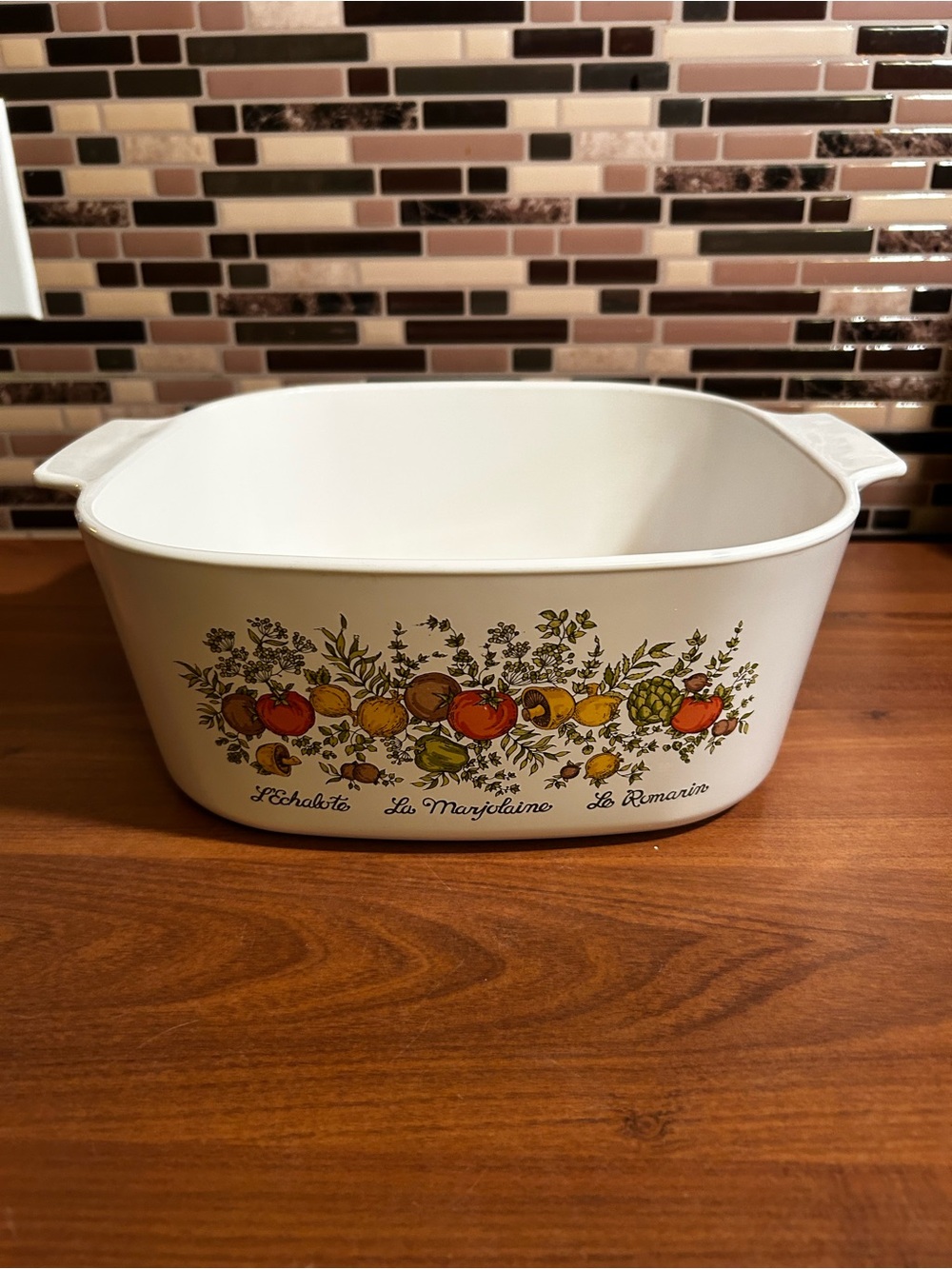 Rare Vintage CorningWare Spice of Life 5 Qt Casserole Dish